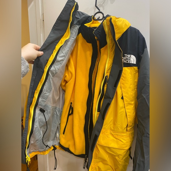 Northface Men’s Coat with matching fleece - Picture 3 of 8